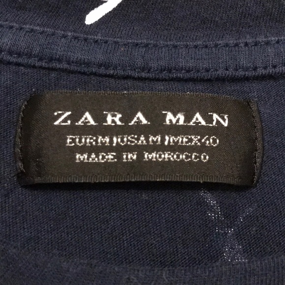 NEW Zara Man Graphic T-Shirt - Picture 3 of 4